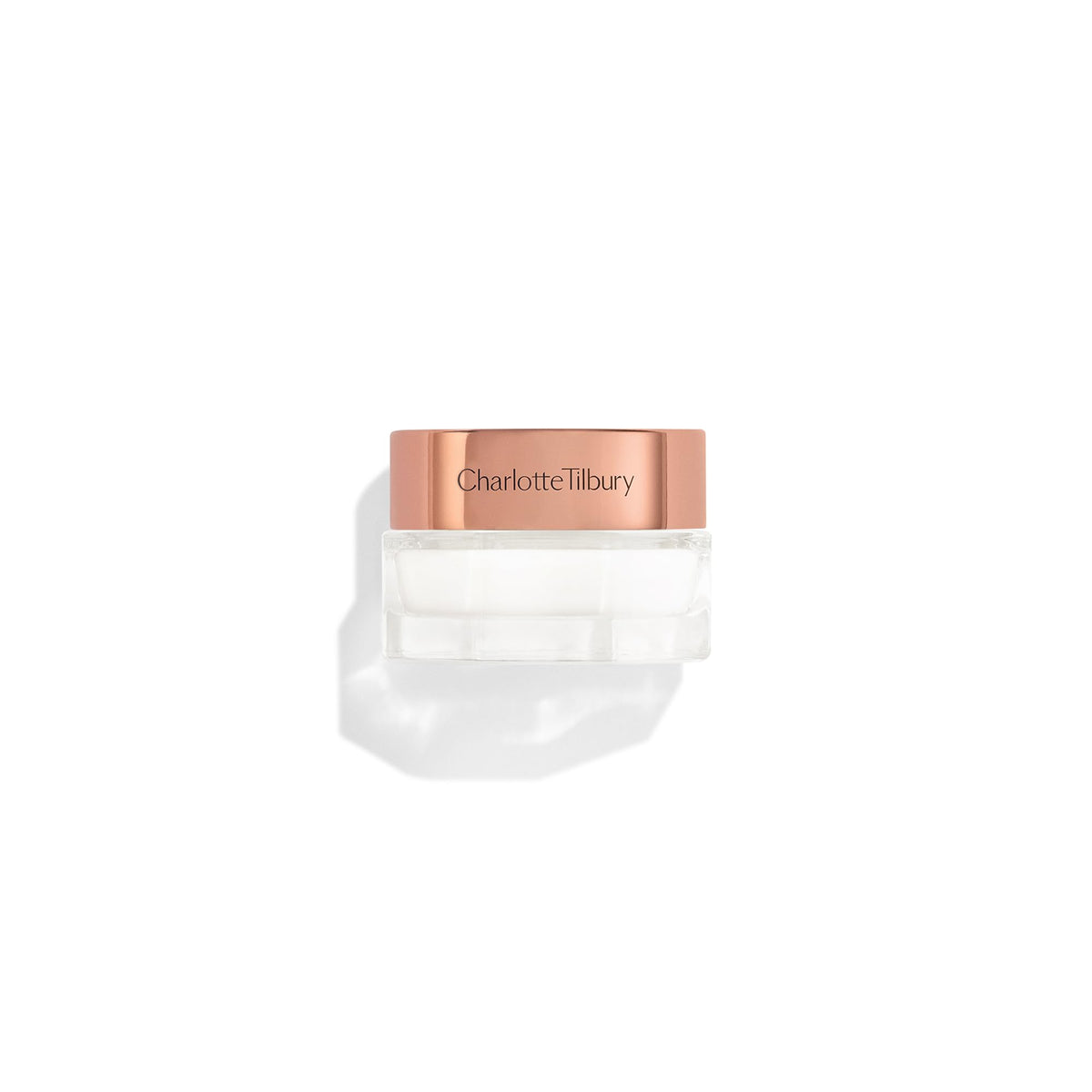 Charlotte Tilbury jar front view shows elegant packaging and instant hydration benefit
