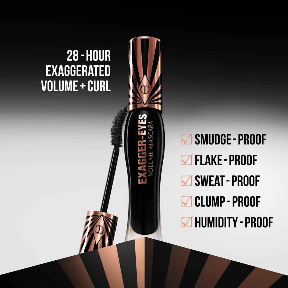 Charlotte Tilbury application on lower lashes demonstrating controlled separation