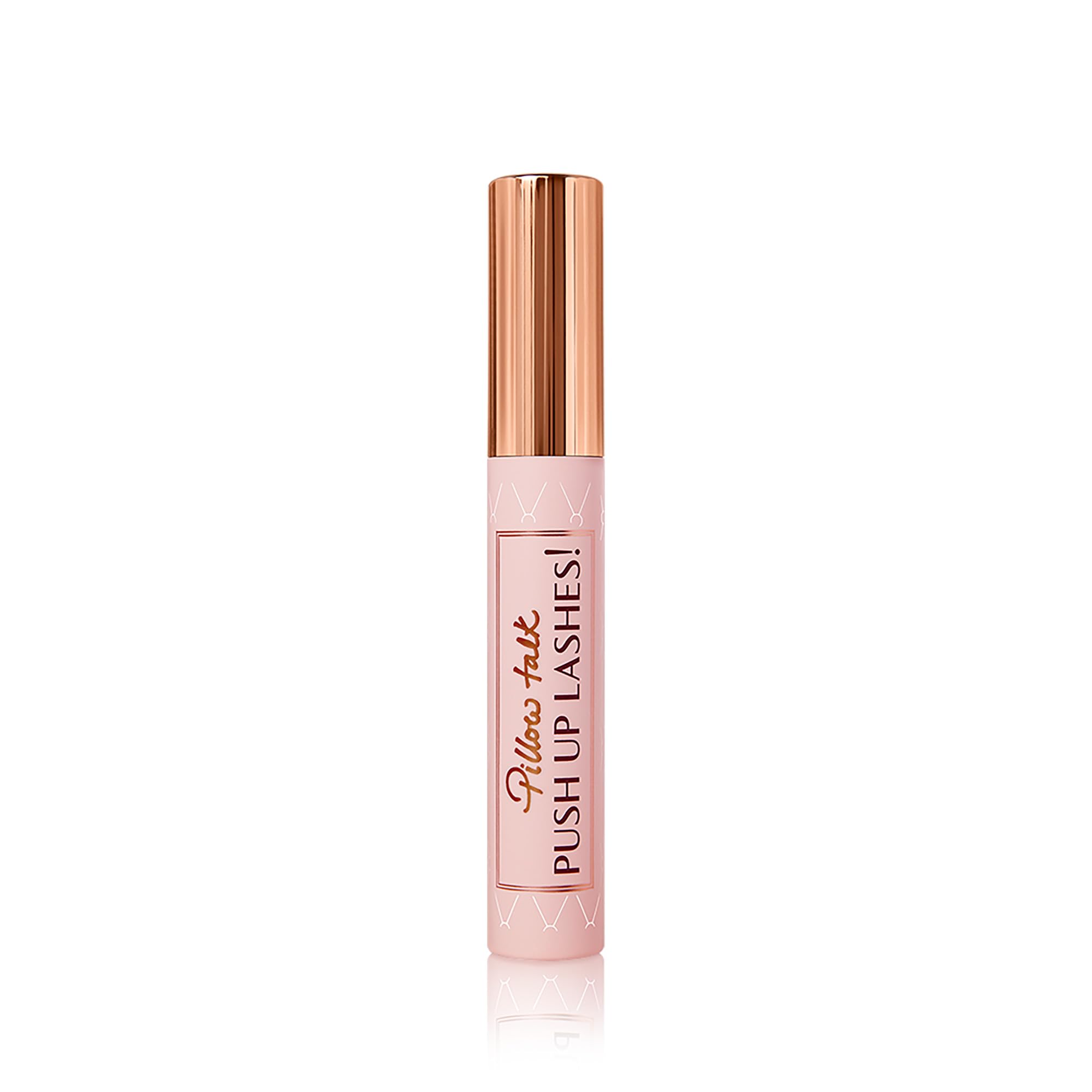 Charlotte Tilbury mascara applied on lashes closeup for lifted, defined eye-enhancing results