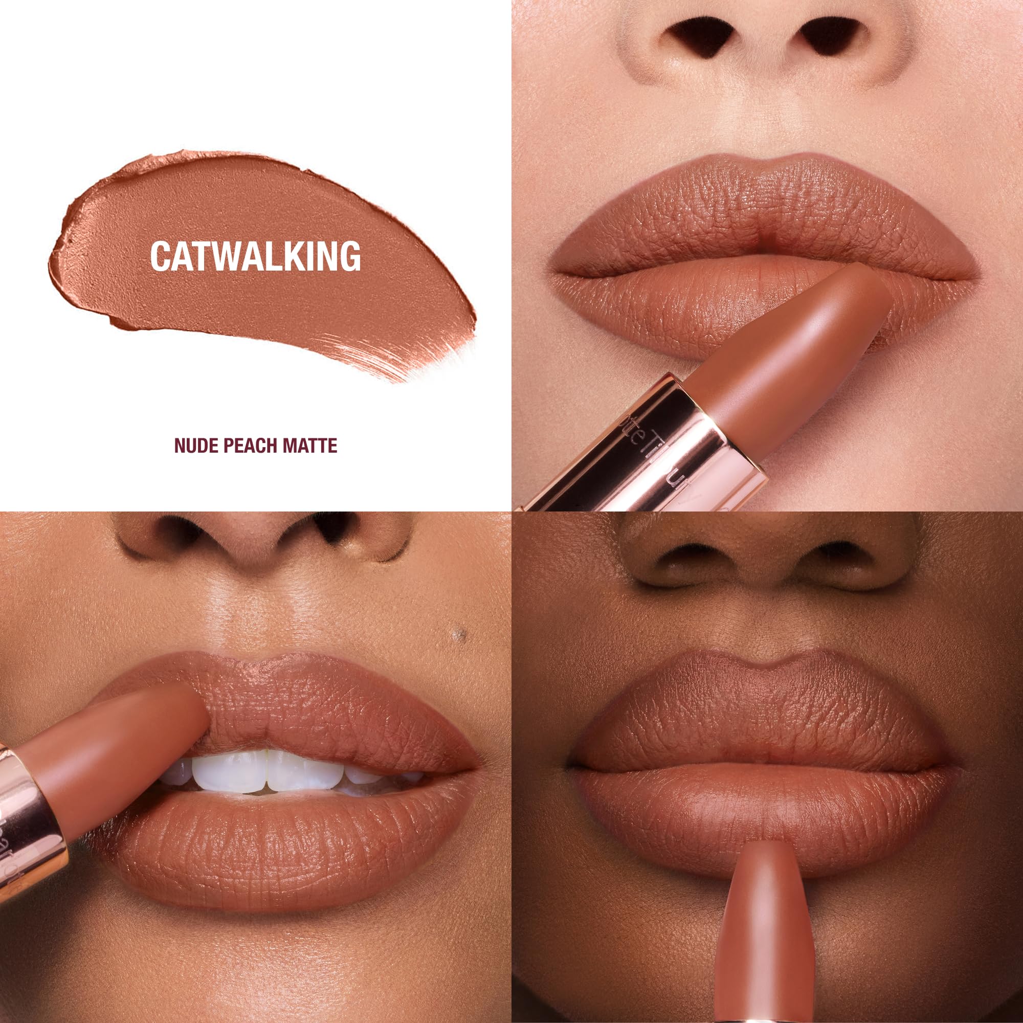 Charlotte Tilbury square-angled bullet close-up for precise application benefit