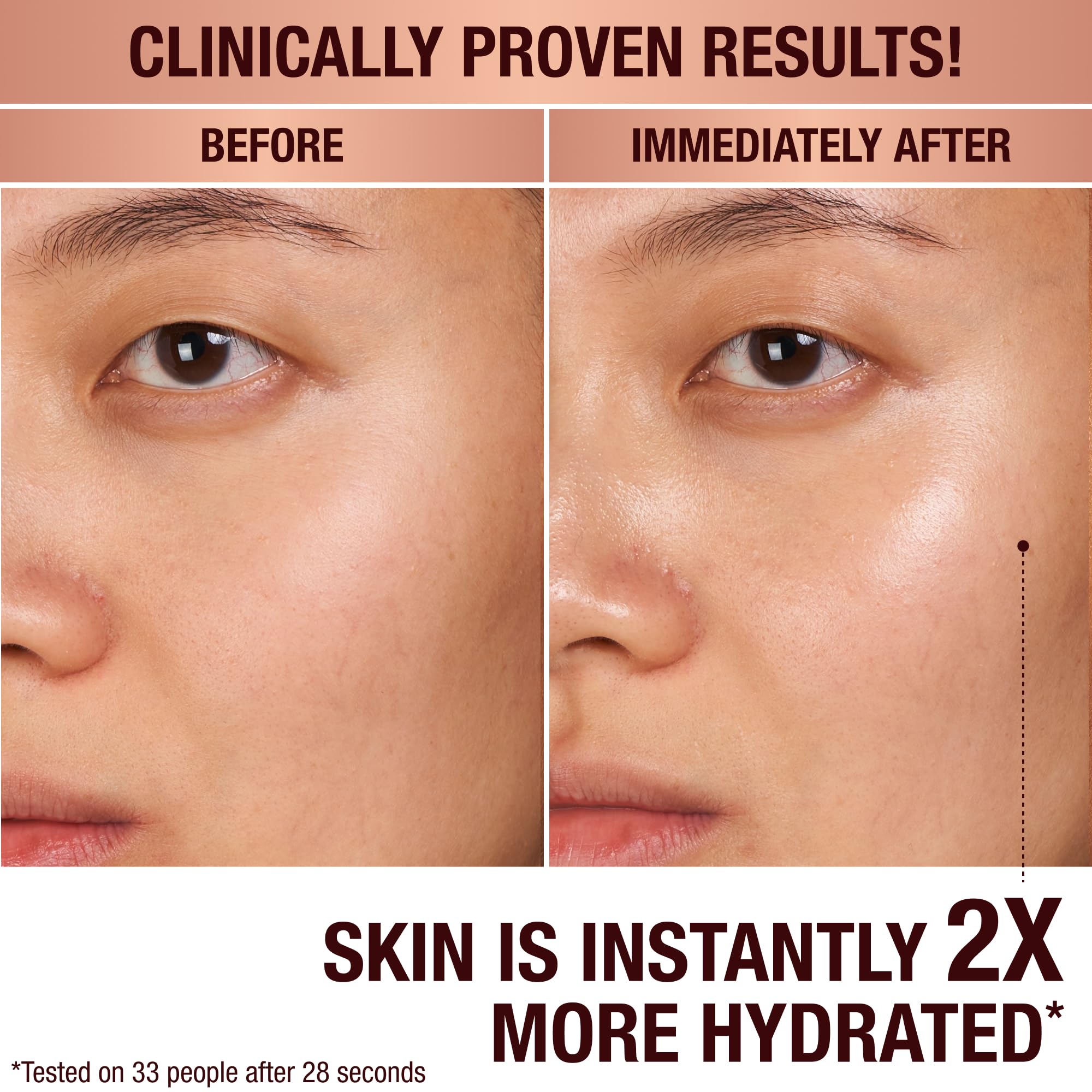 Charlotte Tilbury milky rinse texture illustrating conditioning finish that maintains moisture