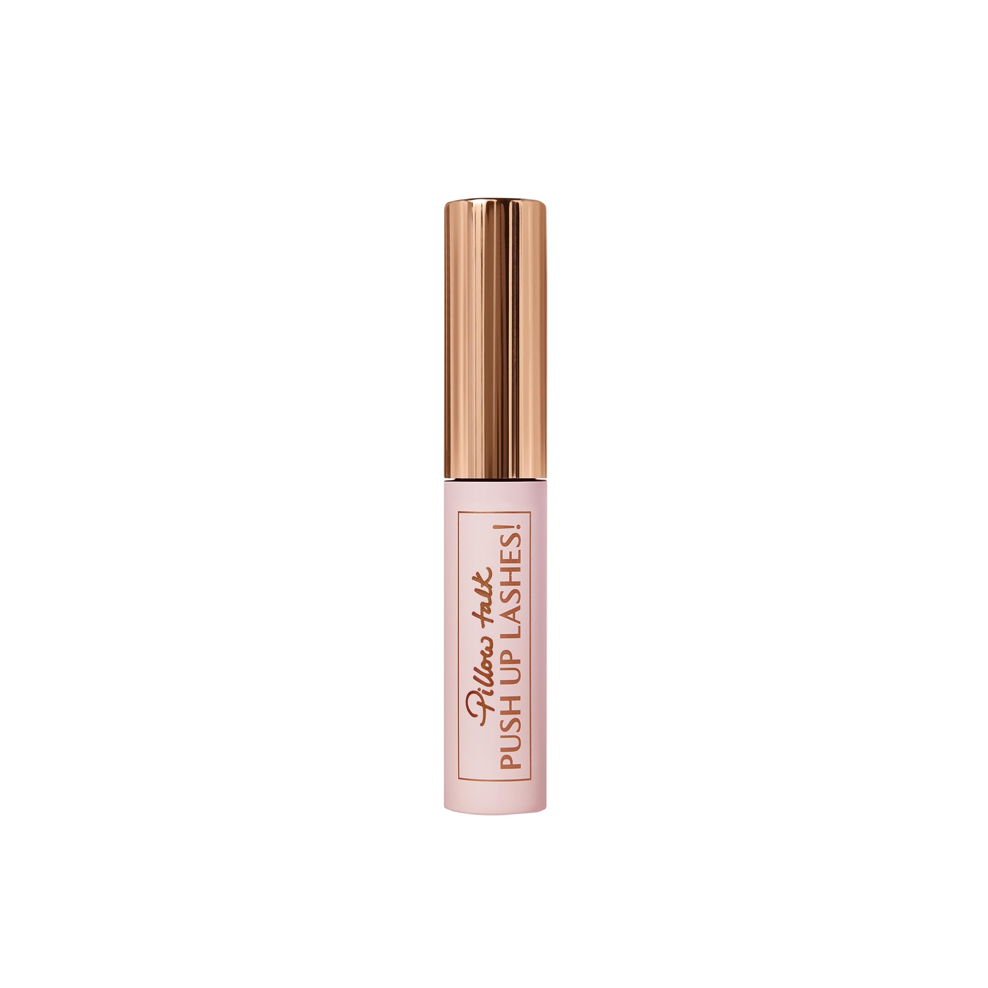 Charlotte Tilbury before and after lashes showing visible lengthening and lifted effect