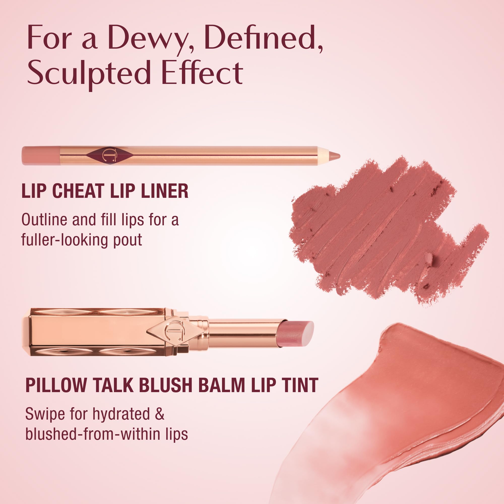 Charlotte Tilbury cheek application demonstrating blended flush and seamless finish