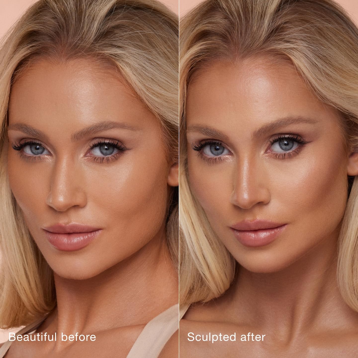 Charlotte Tilbury product label and ingredients highlighting treated pigments benefit