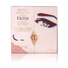 Charlotte Tilbury rose-gold satin swatch on hand for buildable lid color