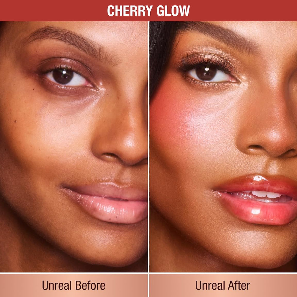 Charlotte Tilbury stick twisted open to reveal product, shows easy application