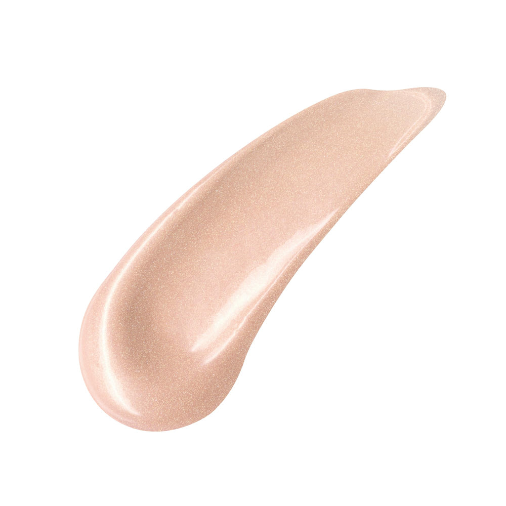 Charlotte Tilbury primer next to foundation showing layering benefit