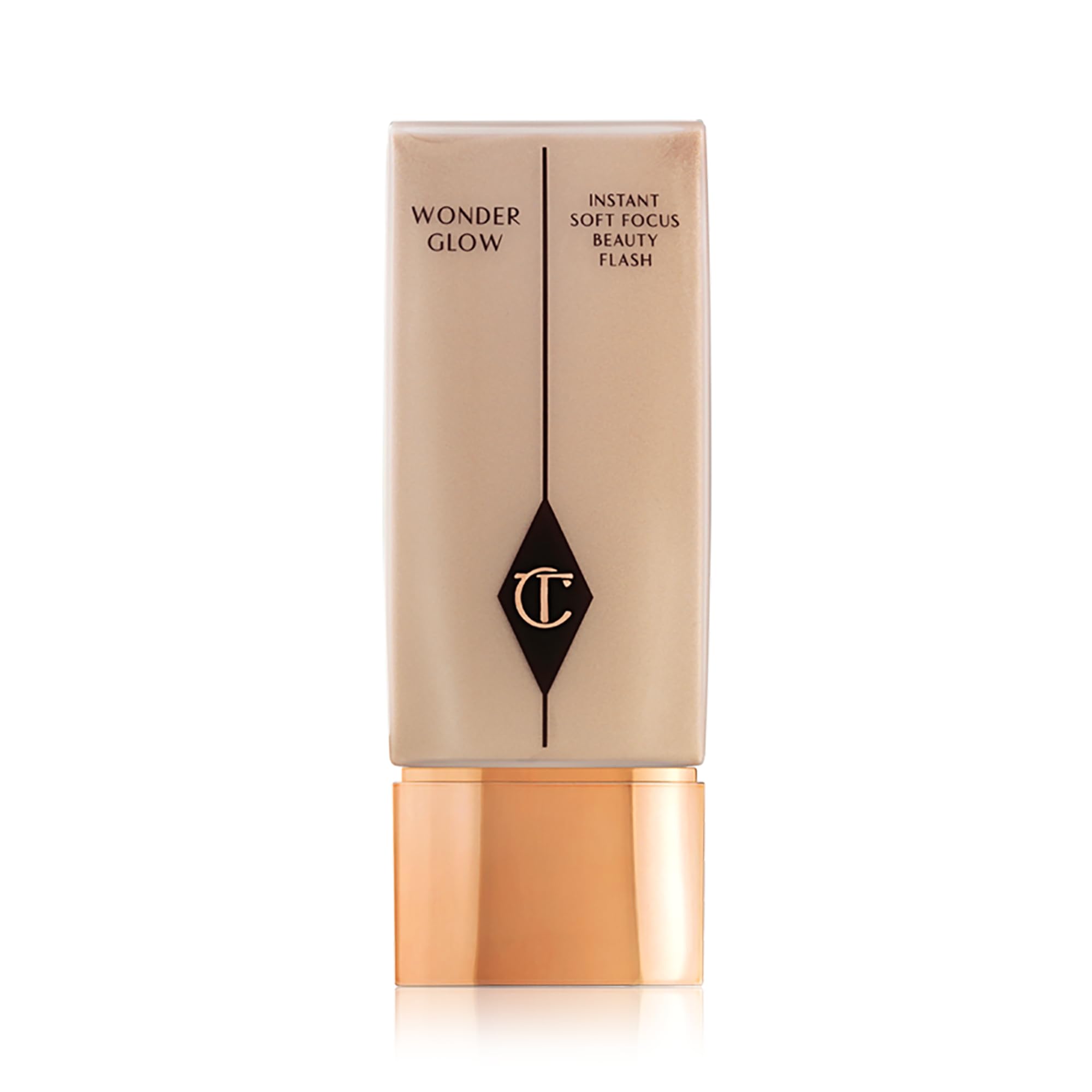 Charlotte Tilbury front packaging showing sleek primer and brand shine