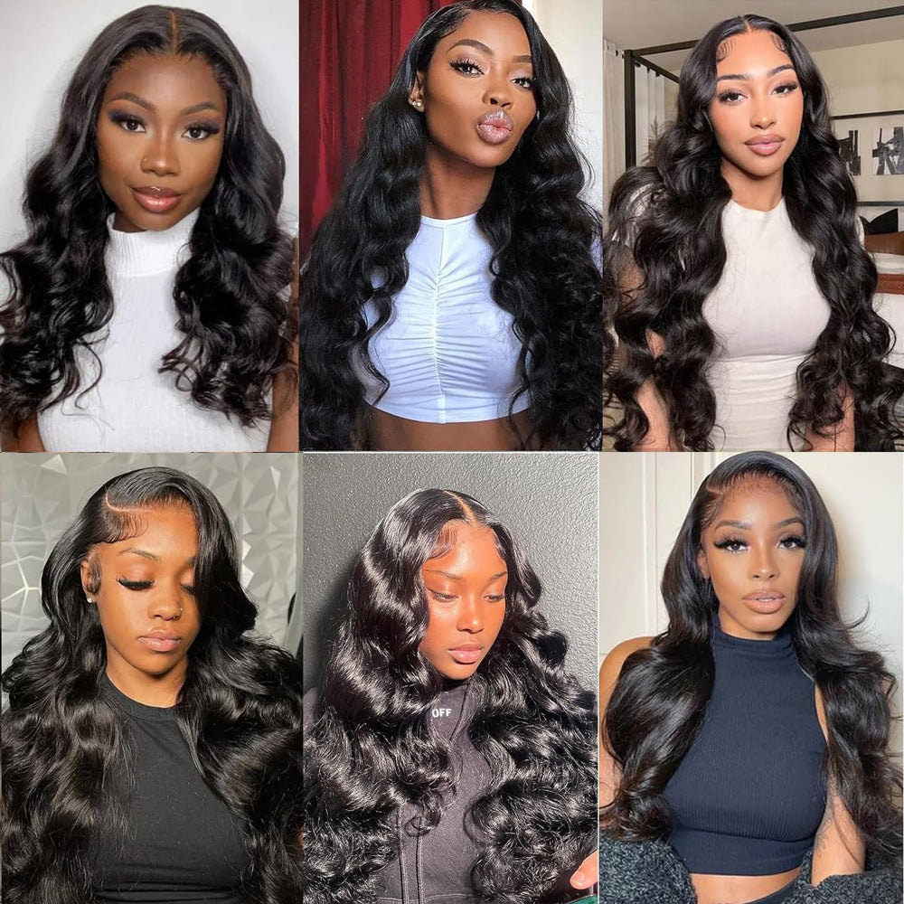 CHARMHAIR lifestyle shot of styled body wave hair demonstrating heat-styling versatility benefit