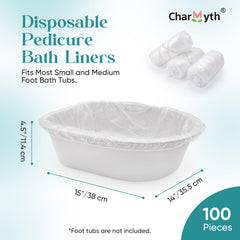 Charmyth clear liner close-up showing thick PE texture and durability