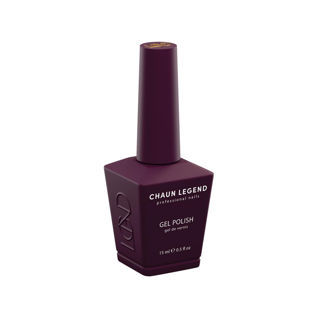 Chaun Legend front bottle showing rich black cherry color and professional finish