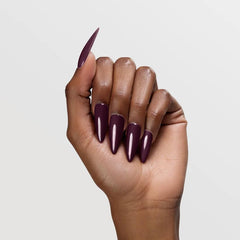 Chaun Legend swatch on skin illustrating true black cherry pigmentation benefit