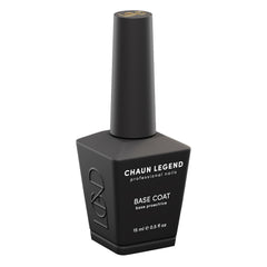 Chaun Legend front bottle displaying glossy base coat and professional adhesion benefits
