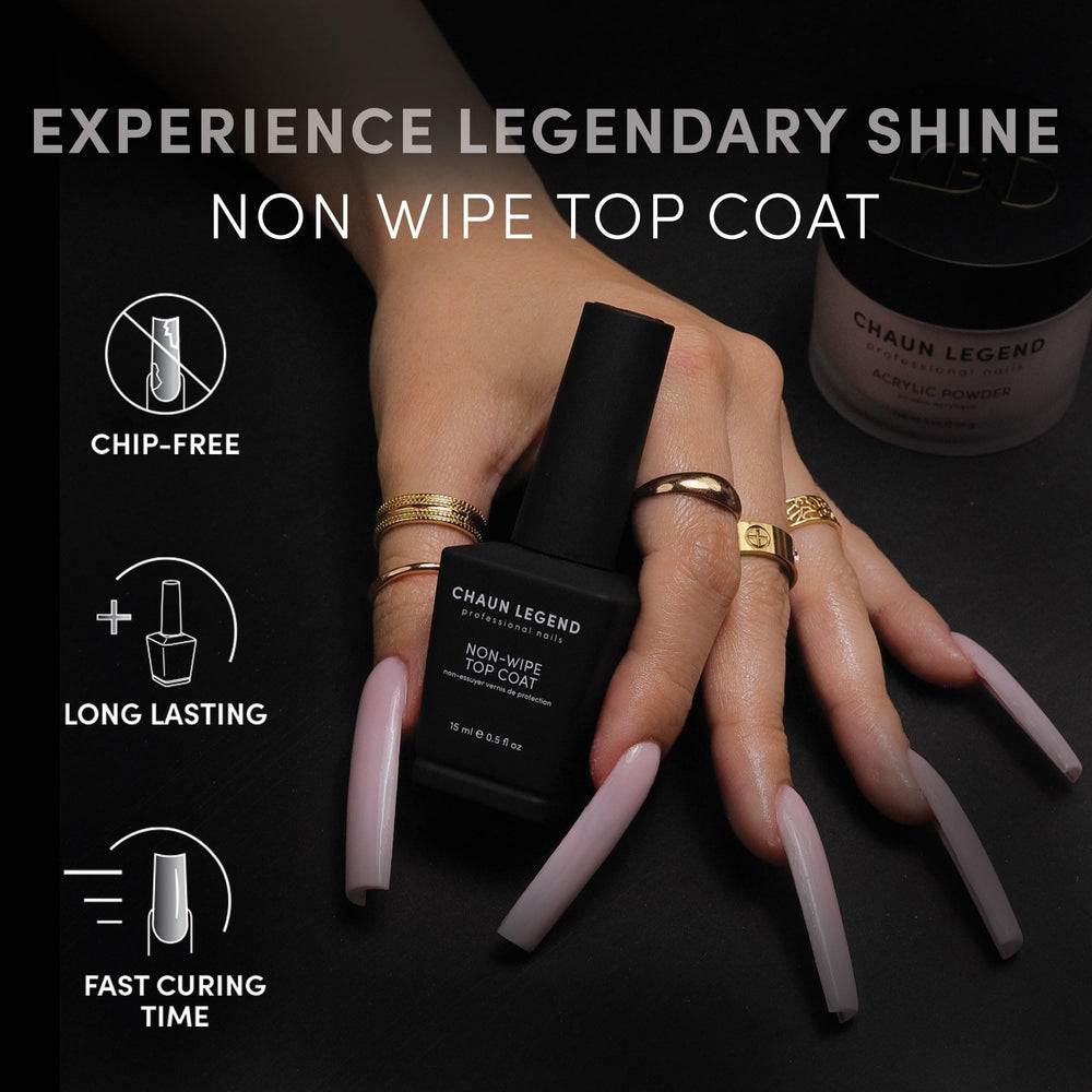 Chaun Legend brush applying smooth non-wipe texture for even coverage