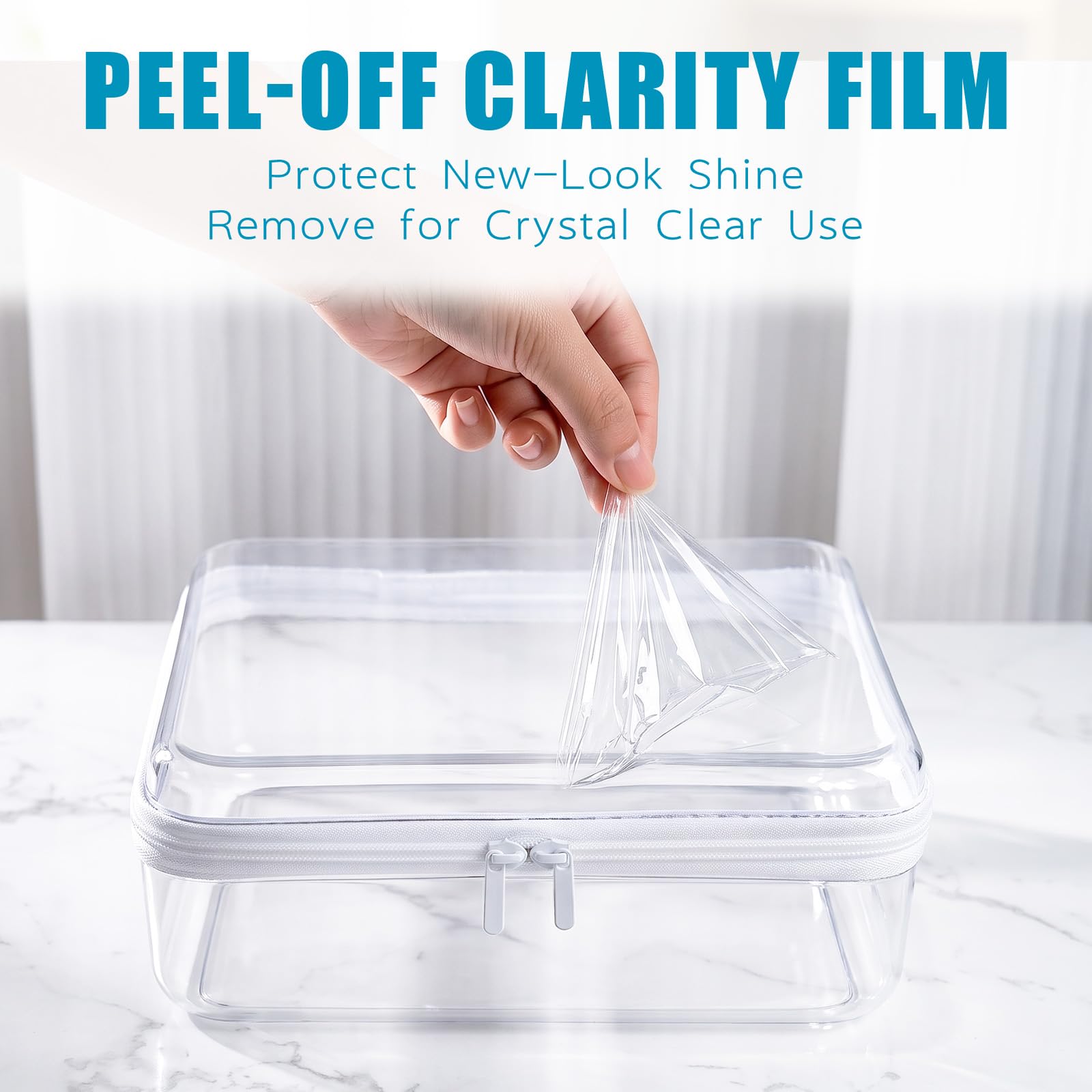 Cheery Land medium pouch with travel toiletries visible for airport convenience