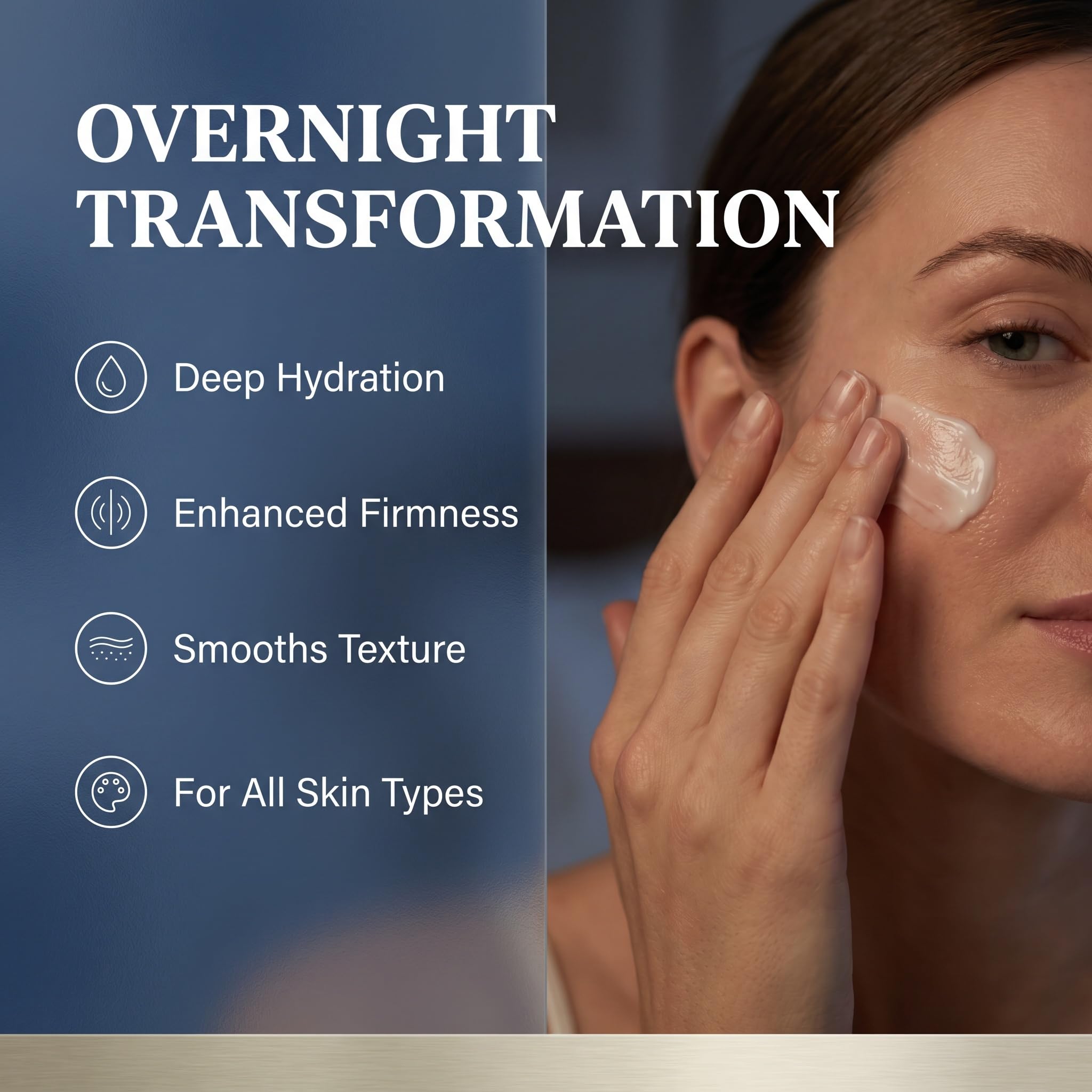 Chelsea Labs ingredients display with jojoba and hyaluronic highlighting nourishment