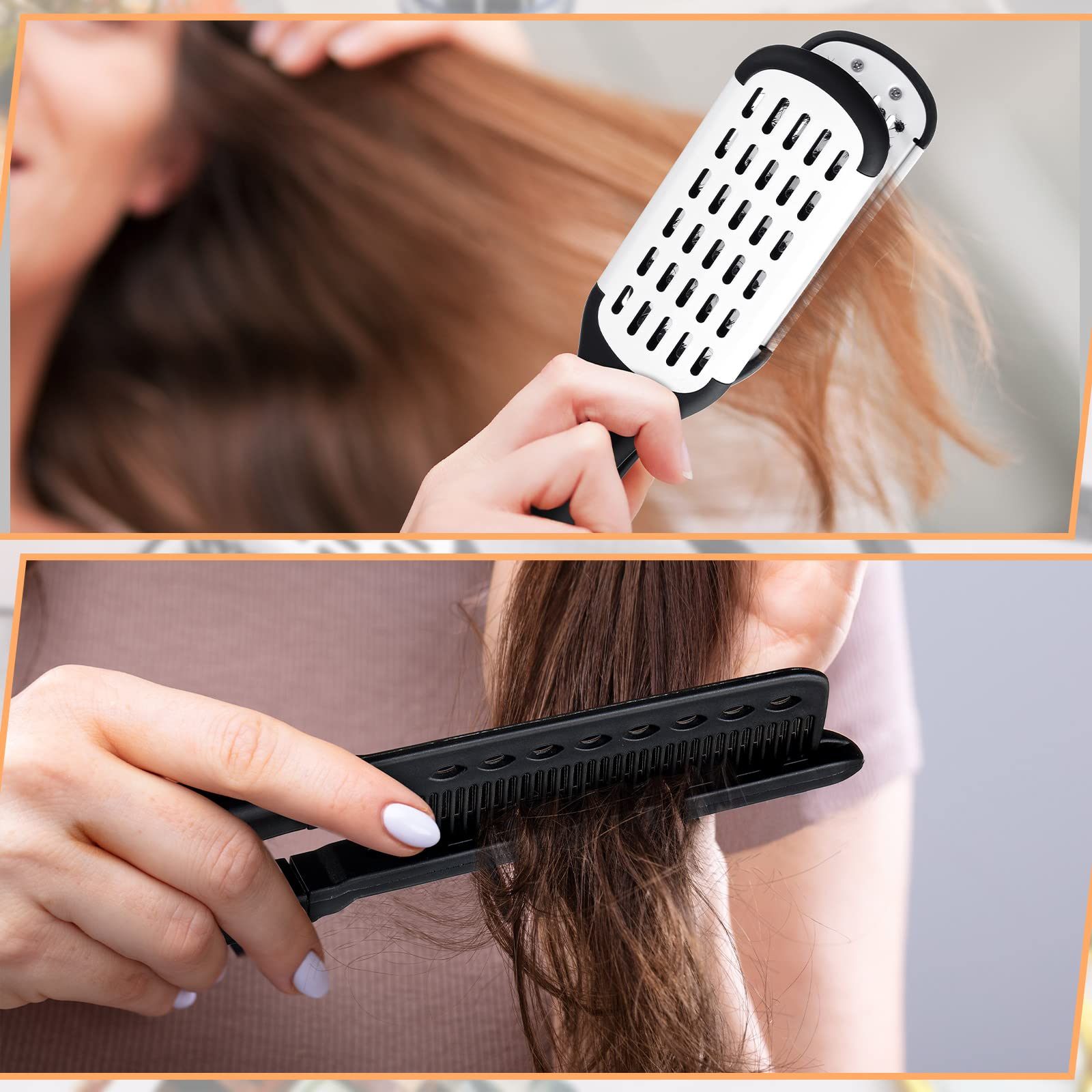 CHENGU tools used on a client illustrating quick, controlled salon styling