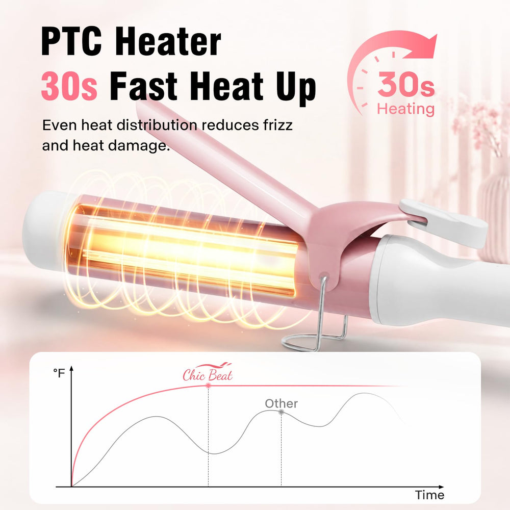 Chic Beat insulated cool tip detail for safer styling grip