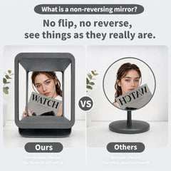 ChicReflect angled mirror rotated 90 degrees for flexible viewing benefit