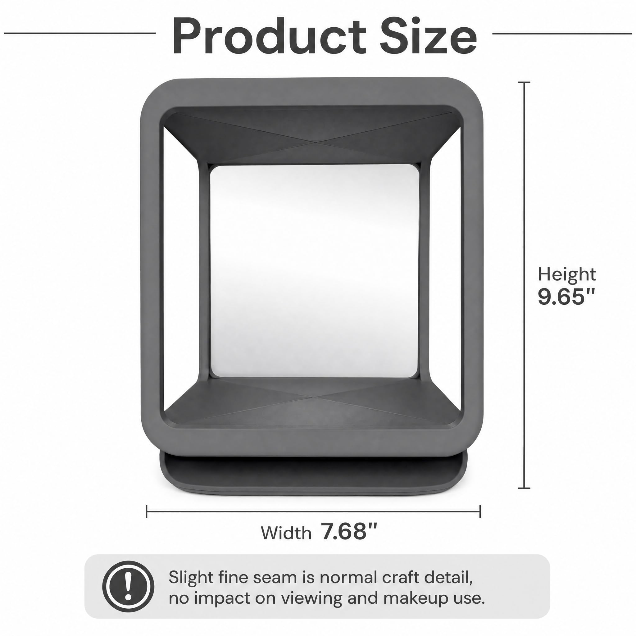 ChicReflect mirror in use during makeup application for accurate results benefit