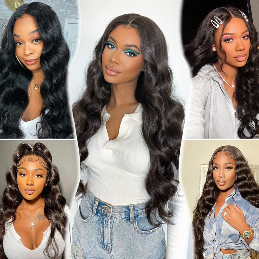 Chikamlty before and after install showing blending benefit with natural hair