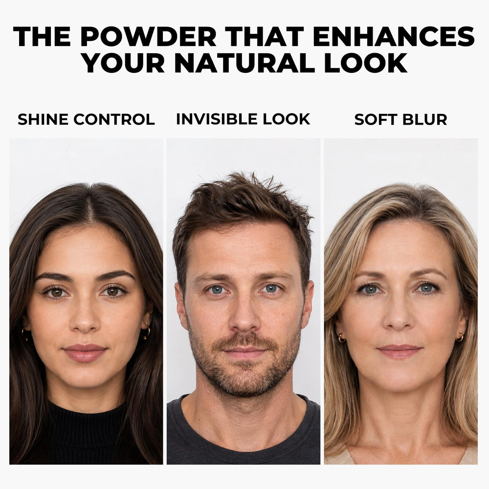 Chillab powder texture close-up highlighting fine micronized finish for smooth mattifying effect