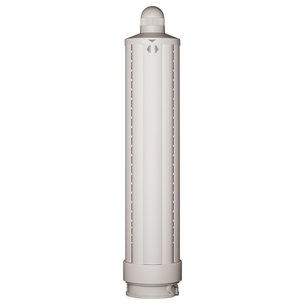 Chivixe front view of 40mm curling barrel showing smooth surface and easy grip benefit
