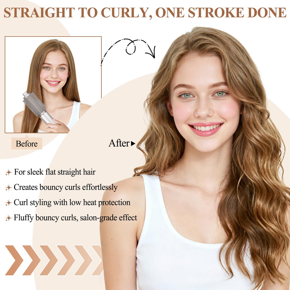 Chivixe brush in use lifting roots to produce visible voluminous hair