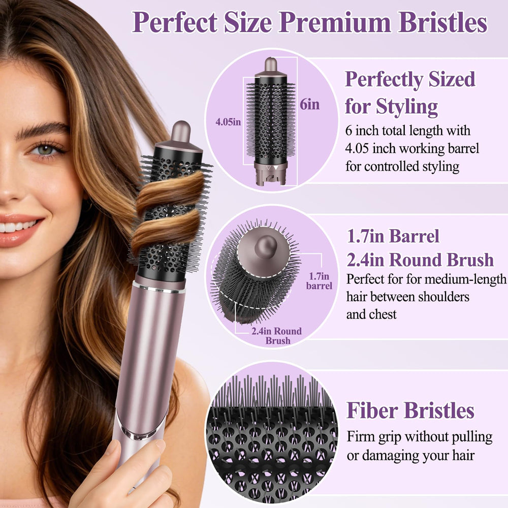 Chivixe attached to compatible Shark styler demonstrating one-step drying benefit