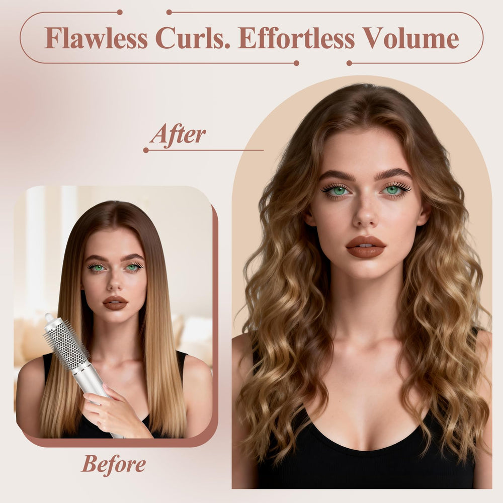 Chivixe demonstrating root lift for fuller-looking hair instantly