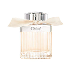 Chloé pleated bottle front view showing ribbon and elegant design benefits gifting