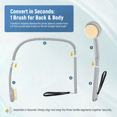 Chonario soft bristle close-up for gentle exfoliation and smooth clean