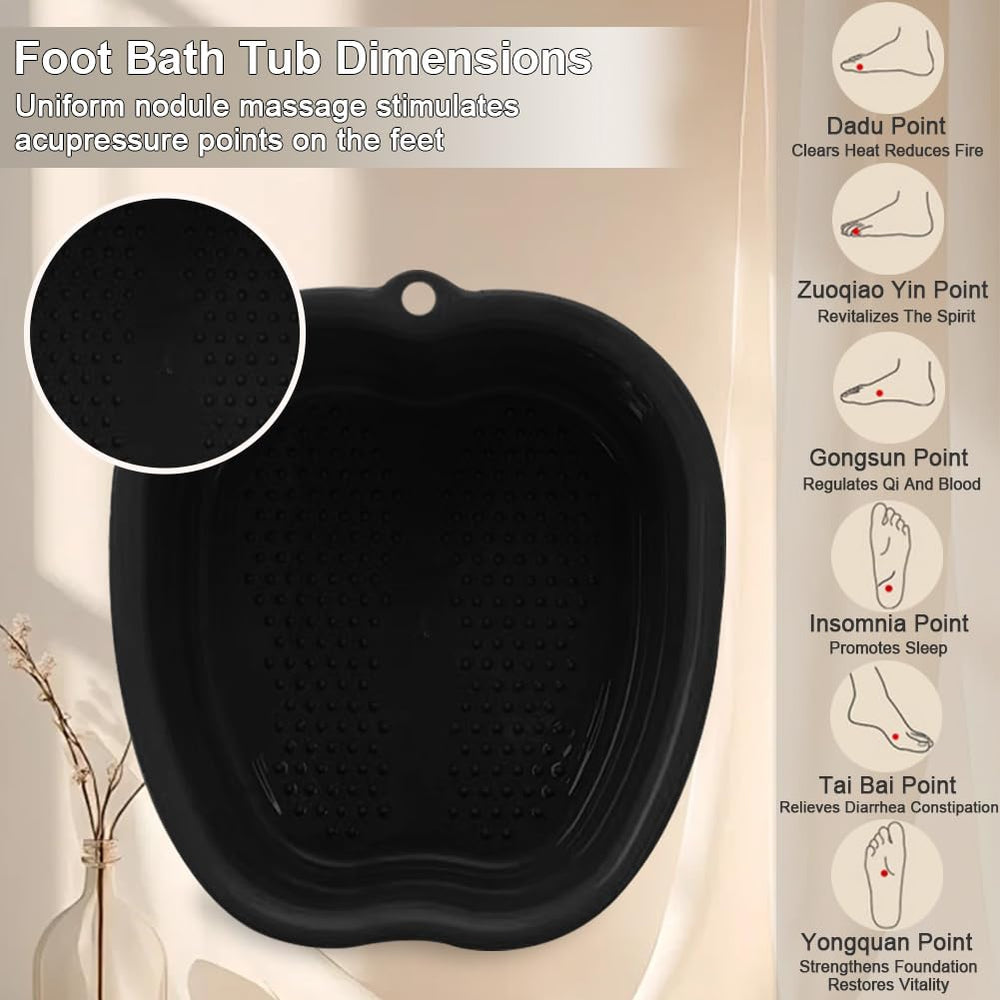Chpbolly foot tub in use with feet soaking offering home relaxation benefit