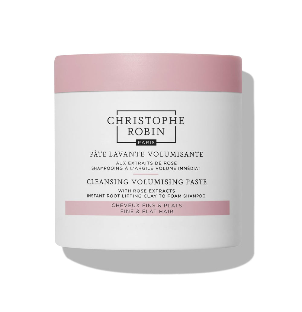 Christophe Robin front jar packaging showing product and volume benefit