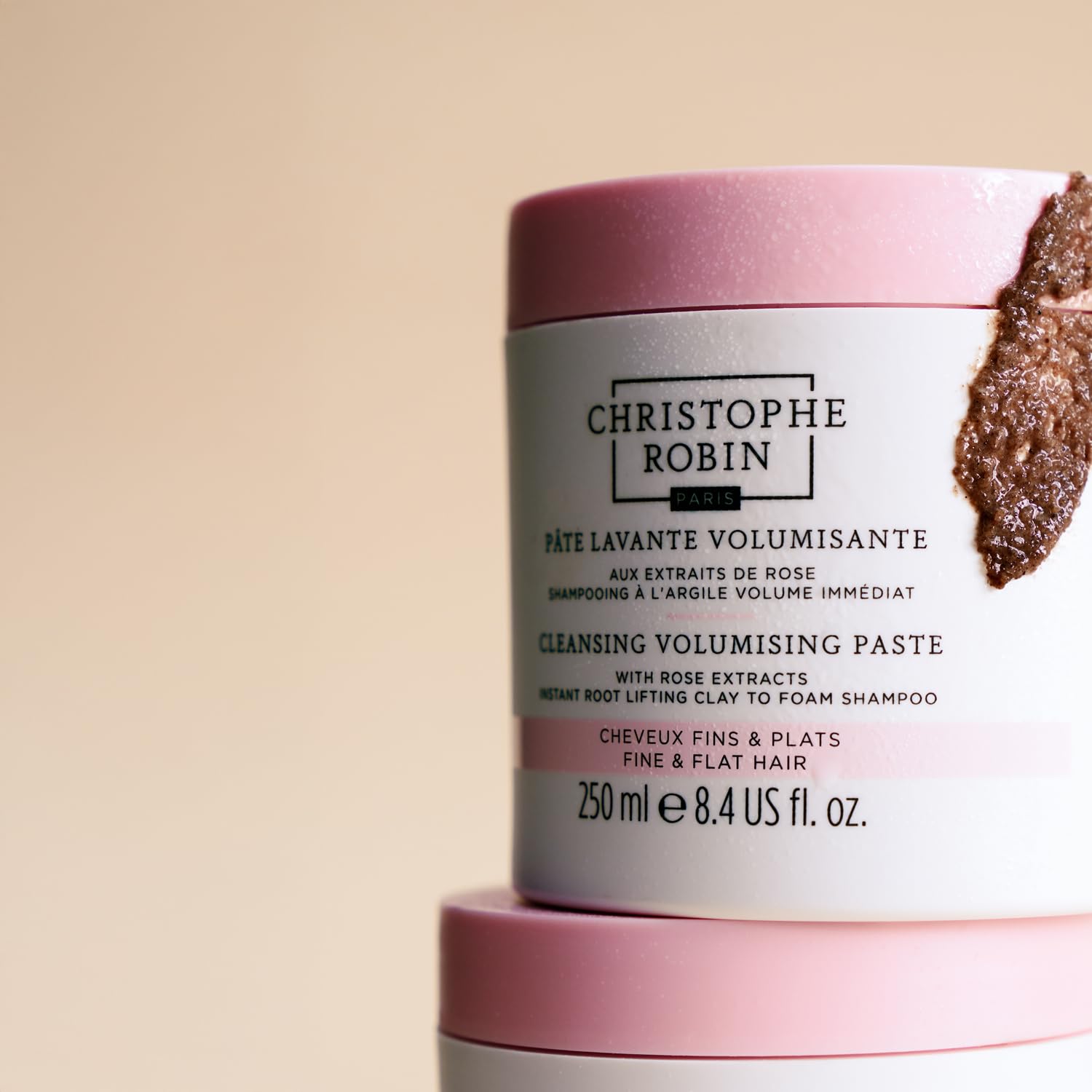 Christophe Robin rassoul clay bowl highlighting clarifying and volumizing action