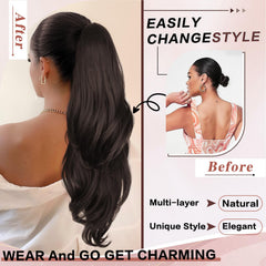 CHRSHN close-up of wavy synthetic texture highlighting smooth natural look