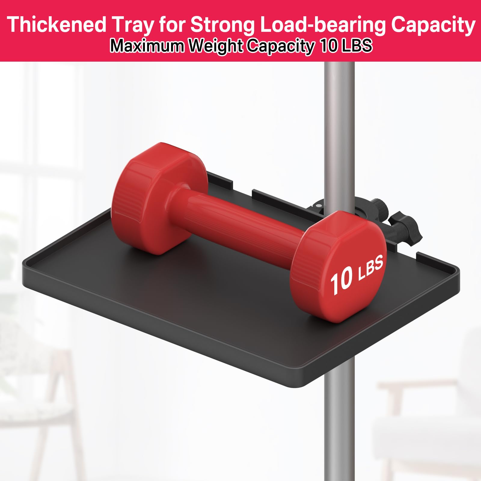 Chunxiao hanger with mirror and clips keeping accessories tidy and reachable
