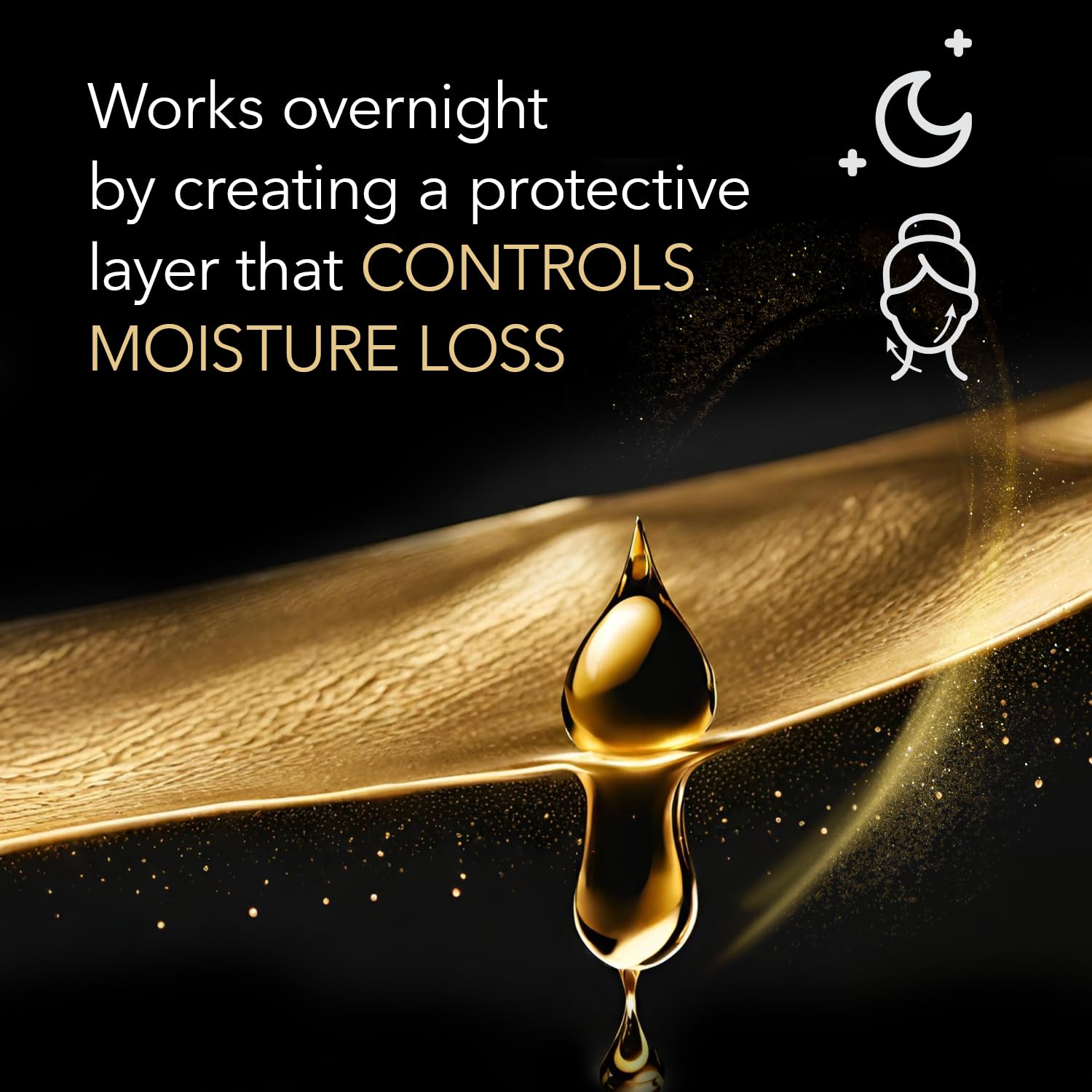 Cicatricure in nighttime bathroom setting suggesting bedtime routine benefit