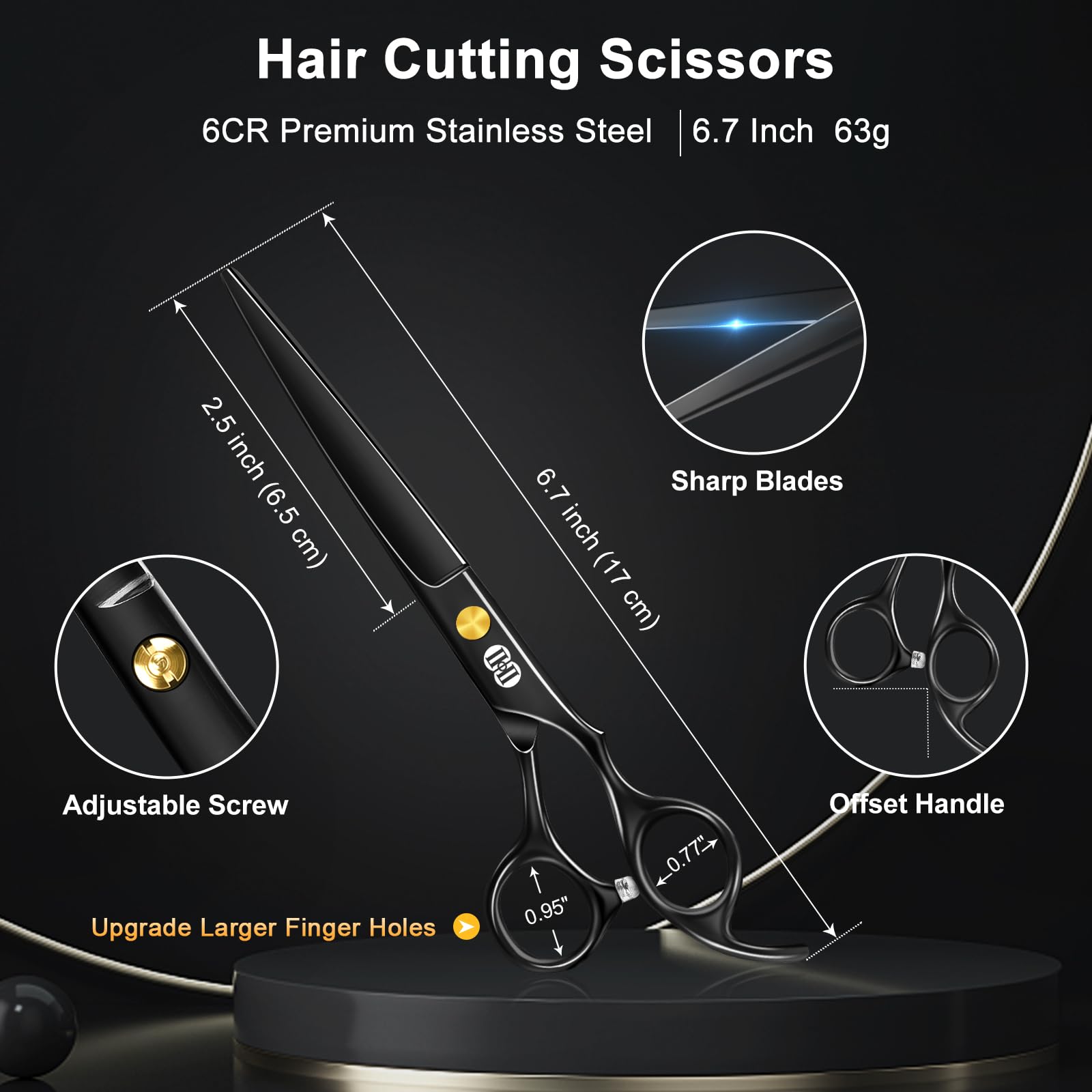 CIICII blade closeup polished edge demonstrating sharpness and smooth cuts benefit