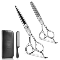 CIICII front packaging showing the 6.7" scissors and accessories for travel convenience