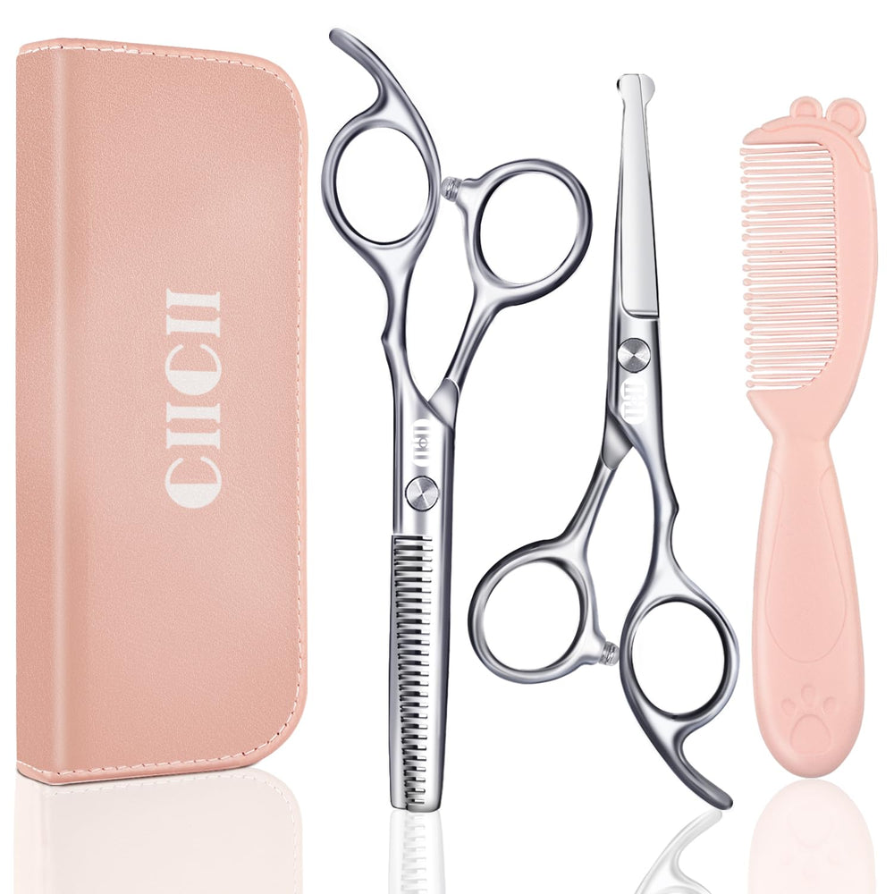 CIICII front view of full kit showing all included tools and pouch, safer grooming
