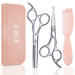 CIICII front view of full kit showing all included tools and pouch, safer grooming