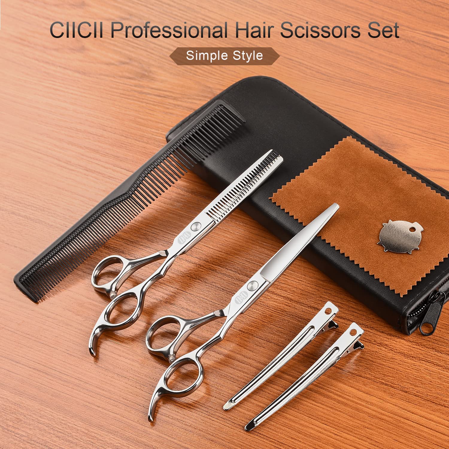 CIICII in use salon cutting demonstrating control and clean results