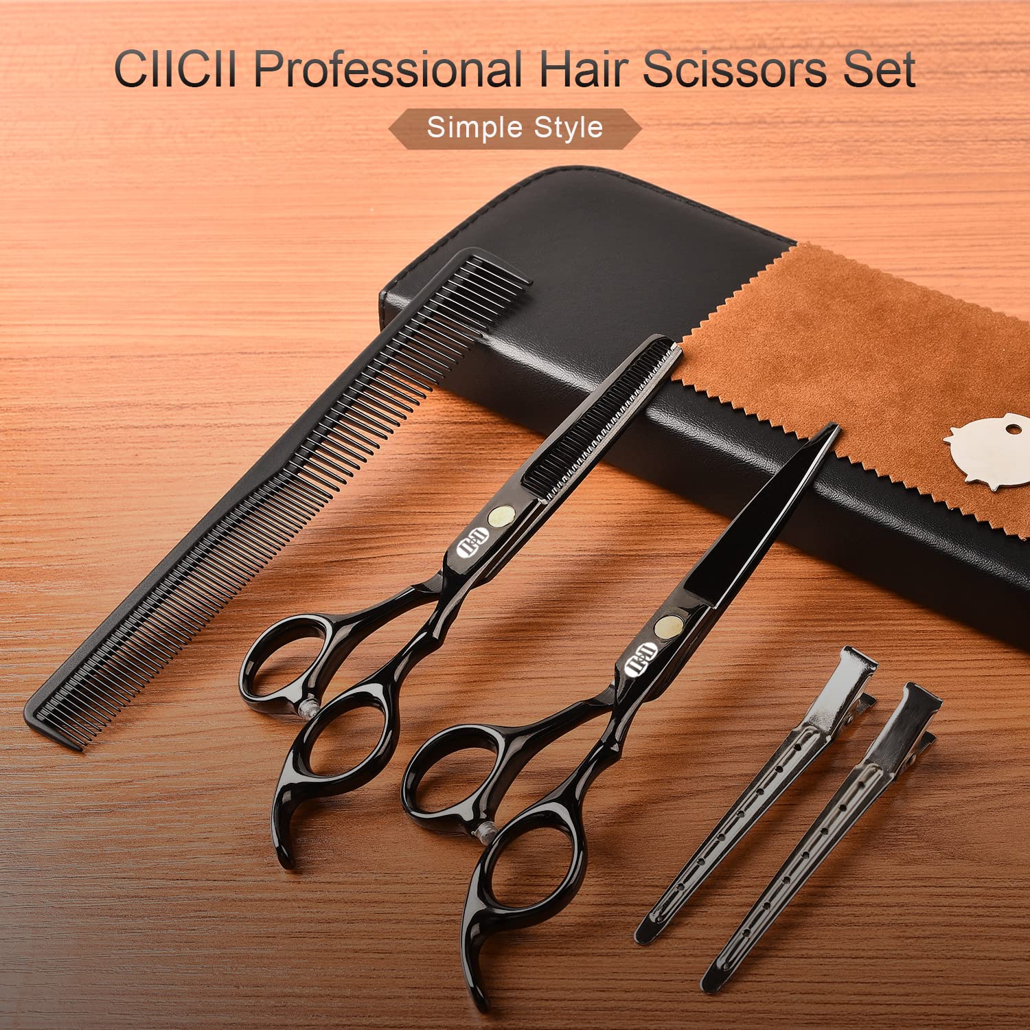 CIICII leather bag open storage protecting scissors and easing transport benefit