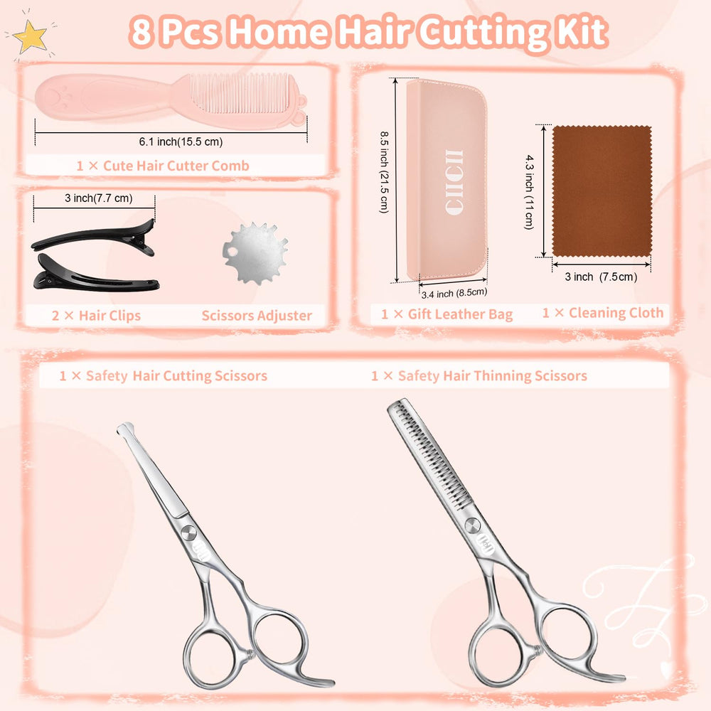 CIICII scissors cutting a child’s hair calmly to demonstrate control