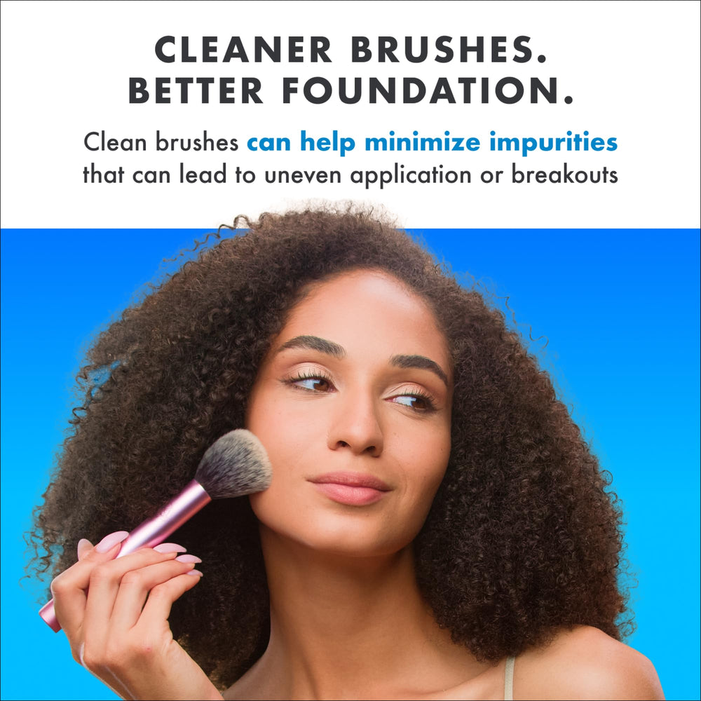 CINEMA SECRETS before and after brush showing restored clean bristles benefit