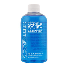 Cinema Secrets bottle front view showing product and quick-clean benefit