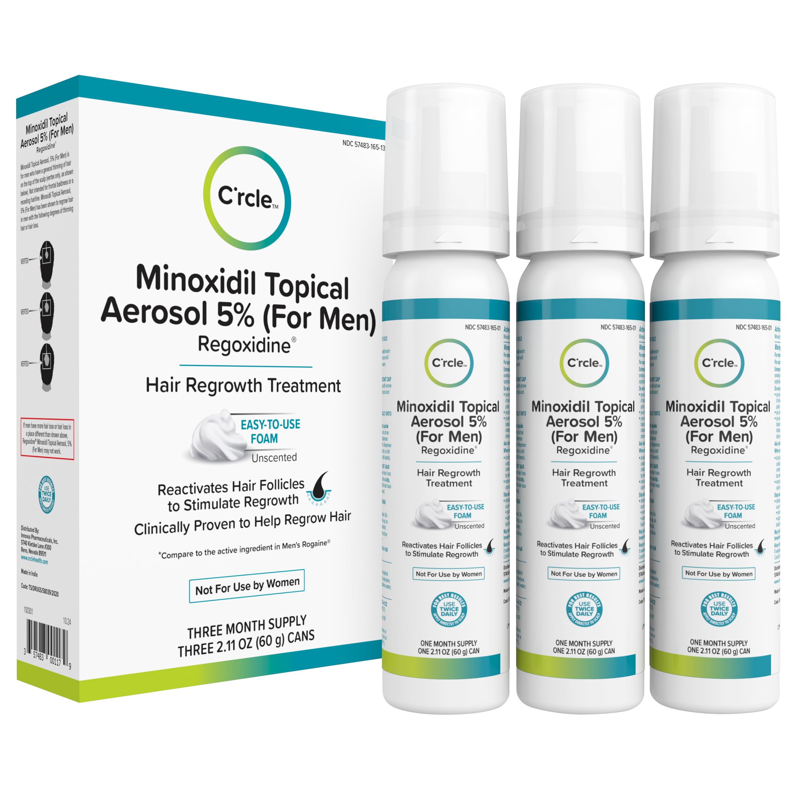 C'rcle front packaging showing product and benefit of clear labeling
