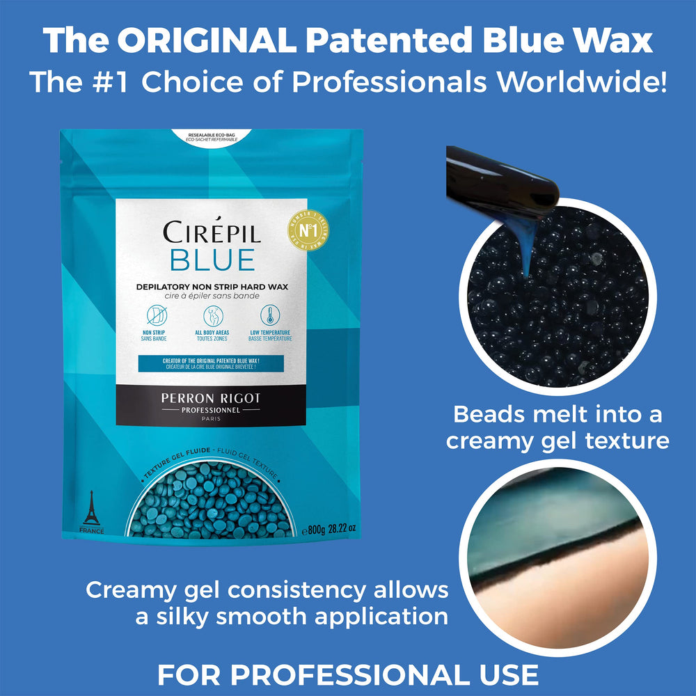 Cirepil application on bikini line for precise sensitive-area waxing
