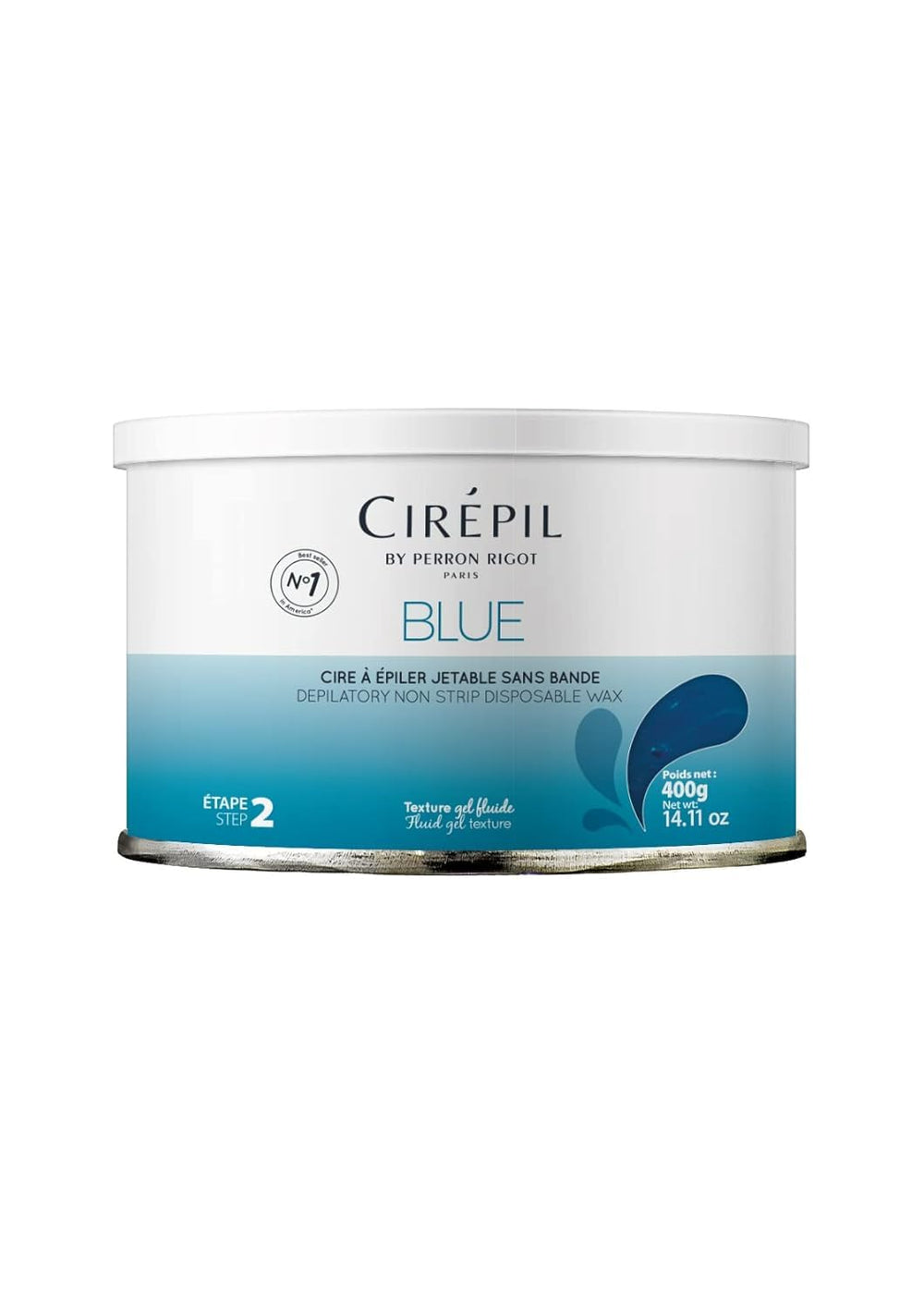 Cirepil tin front view showing brand and professional packaging benefits